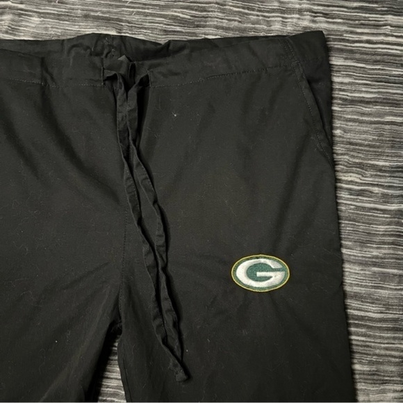 NFL apparel Green Bay packers scrub pants size small cc - Picture 3 of 6